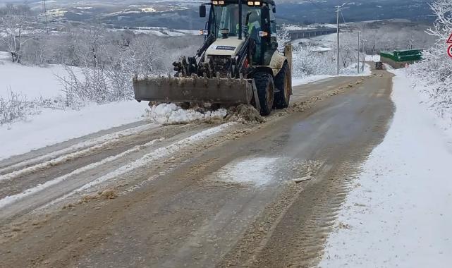 Kocaeli'de gece gündüz yollar açık