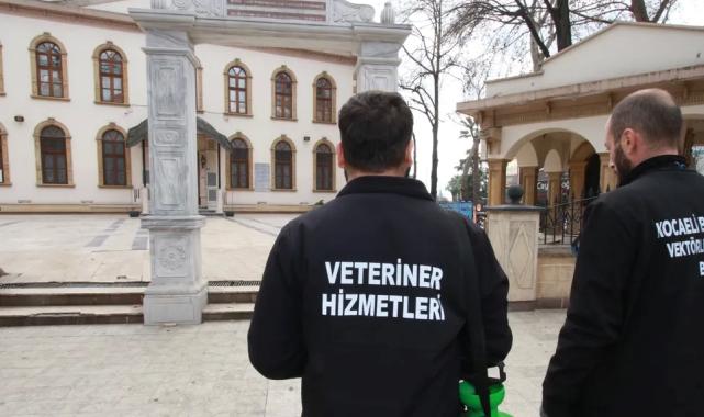 Kocaeli’de ibadethaneler ilaçlanıyor