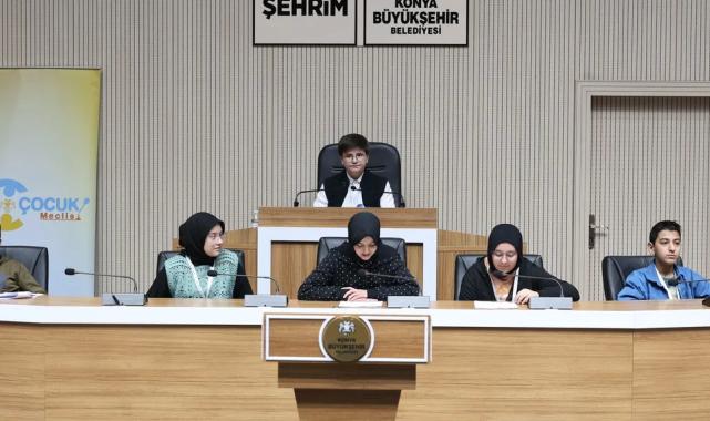 Konya Çocuk Meclisi 'çözüm odaklı' toplandı