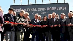 Deniz Baykal Spor Kompleksi açıldı