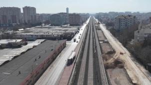 KONYARAY Banliyö Hattı’nın birinci etabı 23 kilometreye yükseldi