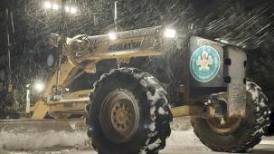 Manisa Büyükşehir kar yağışına karşı seferber