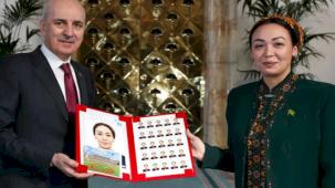 Türkmenistan Meclis Başkanı Gulmanova TBMM'de