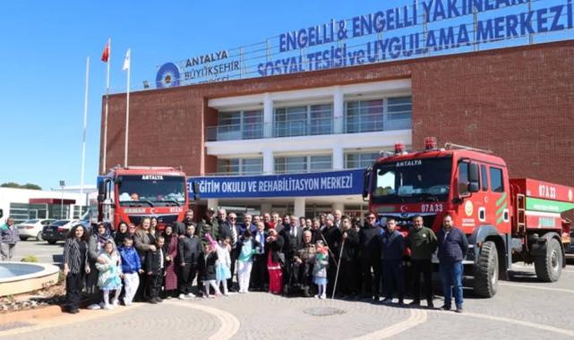 Antalyalı Down sendromlu çocuklar eğlendi