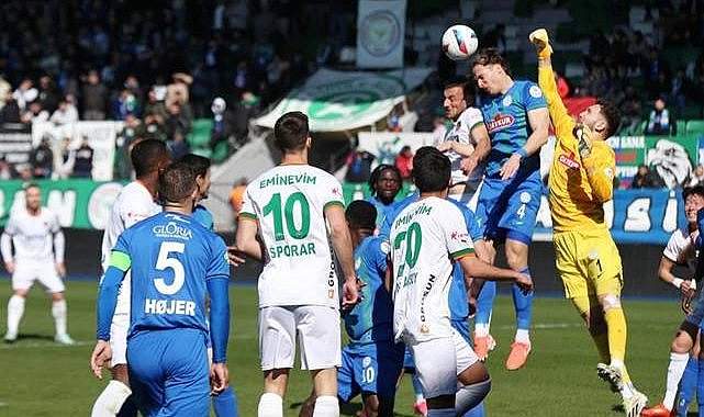 Çaykur Rizespor 3-1 Corendon Alanyaspor (Maç Sonucu)
