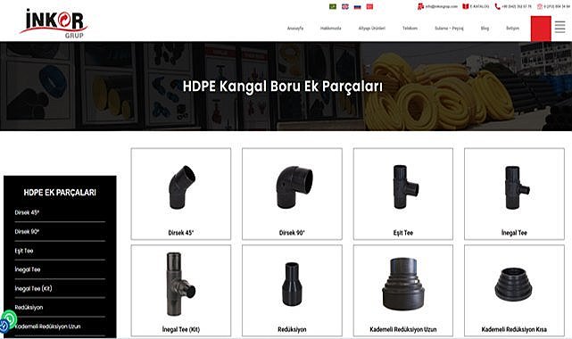 Kangal boru ek parçaları