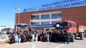 Antalyalı Down sendromlu çocuklar eğlendi