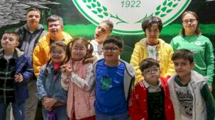 DOSD Meram’ın özel çocukları Konyaspor’a şans getirdi