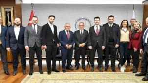 Kayseri Büyükşehir Prof. Dr. Naci Görür'ü ağırladı