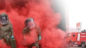 Kıbrıslı itfaiyecilere Konya tatbikatı