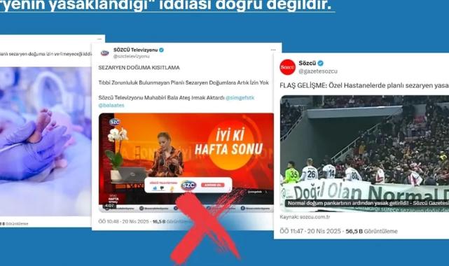 İletişim'den 'planlı sezaryen' iddialarına açıklama