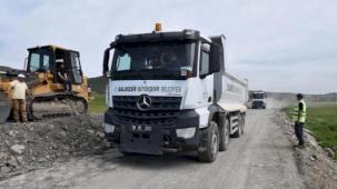 Balıkesir'de tehlikeli yollara neşter