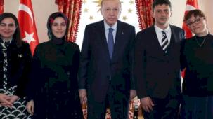 Cumhurbaşkanı Erdoğan, Minguzzi ailesini kabul etti
