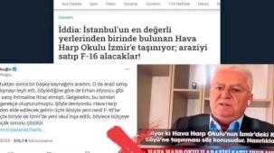 'Hava Harp Okulu İzmir'e taşınacak' iddialarına açıklama