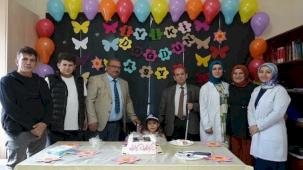 Kayseri Büyükşehir zabıtasından minik Asya'ya unutulmaz doğum günü