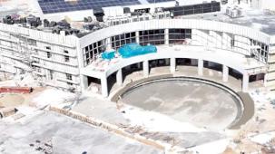 Muğla'da Milas'ın yeni Kültür ve Sanat Merkezinde çalışmalar devam ediyor