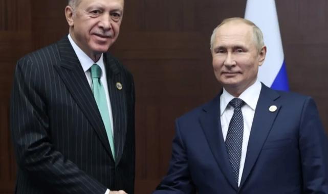 Cumhurbaşkanı Erdoğan Putin'le görüştü