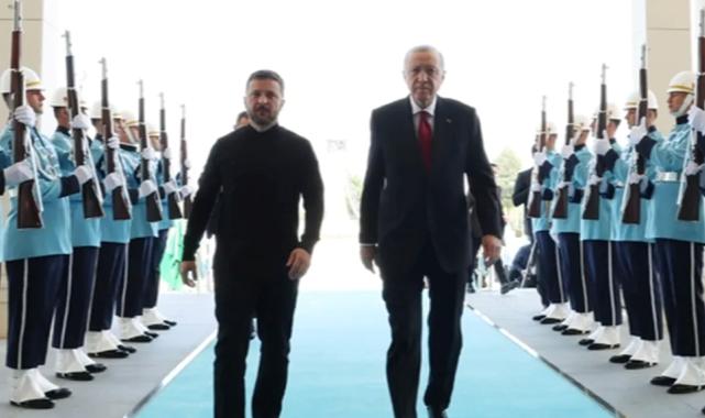 Cumhurbaşkanı Erdoğan, Zelenskiy ile görüştü