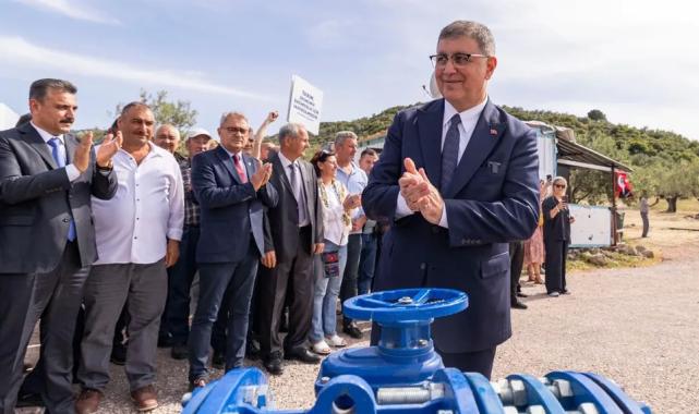 İzmir Dikili’de çiftçiye can suyu
