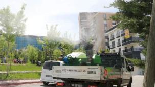 Ankara Keçiören'de ilaçlama çalışmaları hızlandı