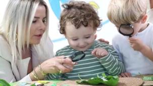 Antalya'da çocuklar ipekböceği ile tanışıyor