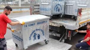 Daha temiz İzmit için yeni konteynerler sahada