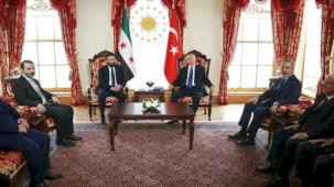 Erdoğan ile Şara Dolmabahçe'de buluştu