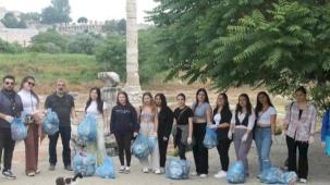 İzmir Efes MYO'dan kültürel miras alanında temizlik