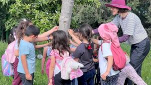 İzmirli çocuklar ormanı keşfetti