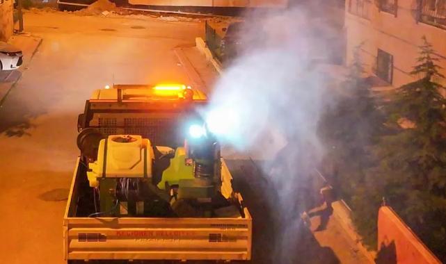 Ankara Keçiören'de gece gündüz ilaçlama