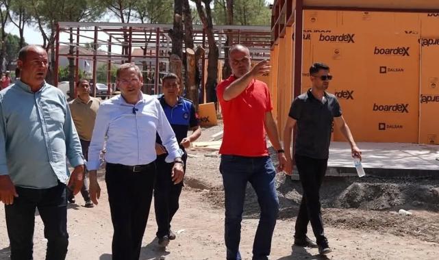 Ayvalık Belediyesi Altınova’da yol çalışmalarını bitirdi