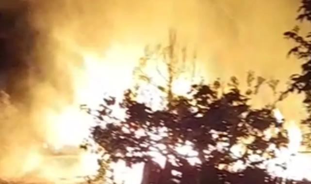Bursa Mudanya'da bağ evinde yangın!