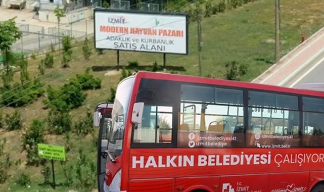 İzmit'teki Kurban Pazarı’na belediyeden ücretsiz ulaşım