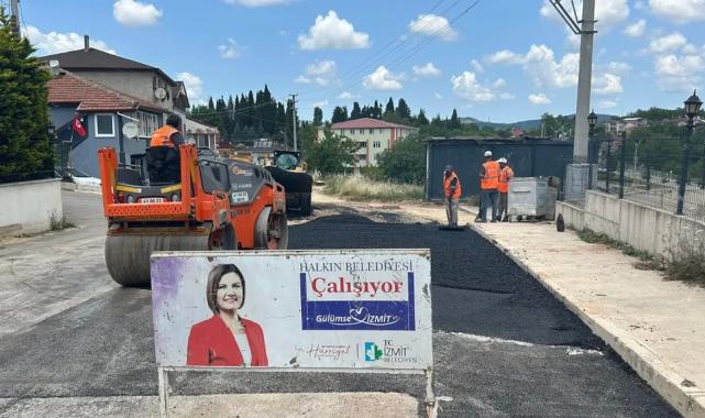 Kocaeli İzmit'te asfalt atağı