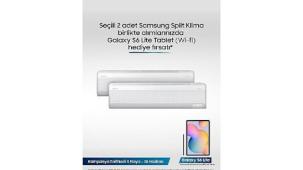 Samsung Split Klimalarda Galaxy S6 Tablet hediye fırsatı!