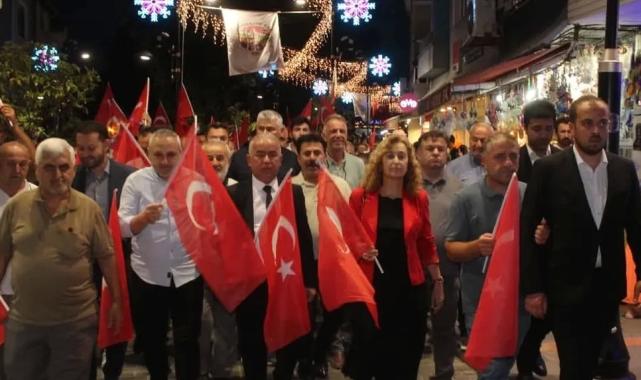 İstanbul Şile 'Milli Birlik' kortejinde buluştu