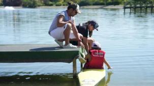 Eskişehir Yaz Spor Okulu'nda su sporlarına büyük ilgi