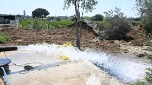 Manisa Gölmarmara'da saniyede 8 litre verimli sondaj