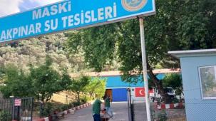 Manisa'da su depolarının çevresinde yangın riskine karşı temizlik