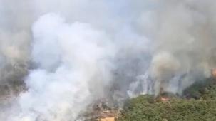 Uşak ve İzmir Bergama’da yangınlara müdahale sürüyor