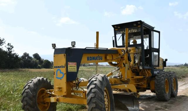 Balıkesir'de tarla ve zeytinlik yollarına büyük dokunuş