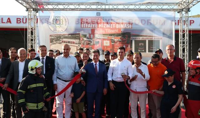 Bodrum'da yeni itfaiye binası hizmete girdi