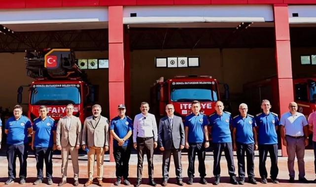 Denizli'de Başkan Çavuşoğlu’ndan itfaiye eğitim merkezi’ne ziyaret