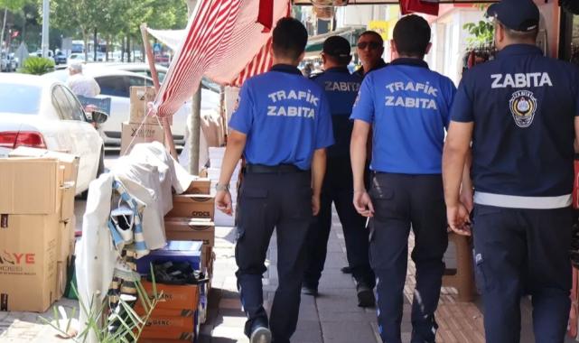 Manisa’da kaldırım işgallerine müdahale