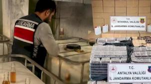 81 ilde sahte alkol operasyonu... 62 bin litre alkol ele geçirildi