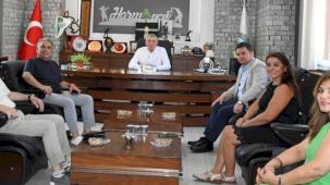 Bursa'da Başkan Aydın’dan Harmancık'a 'geçmiş olsun' ziyareti