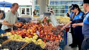 Gebze Zabıtası'ndan pazaryerinde rutin denetim