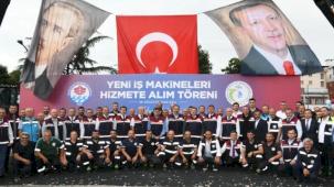Trabzon’da 19 yeni iş makinesi hizmete alındı