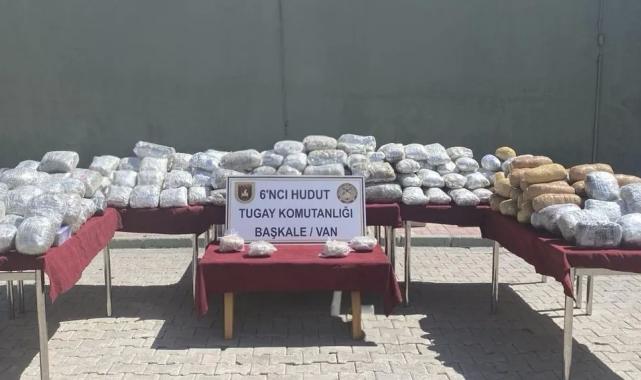 Van sınır hattında büyük operasyon! 165 kilogram uyuşturucu yakalandı