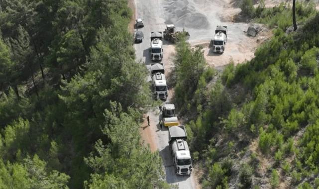 Balıkesir'de Delice Yolu baştan sona yenilendi